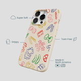 Seashell Carbs iPhone 13 Pro Max Case