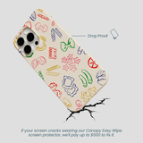 Seashell Carbs iPhone 14 Pro Max Case