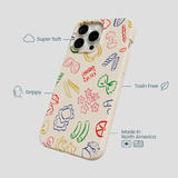 Seashell Carbs iPhone 14 Pro Max Case