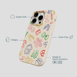 Seashell Carbs iPhone 14 Pro Case