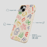 Seashell Carbs iPhone 15 Plus Case