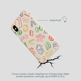 Seashell Carbs iPhone XR Case