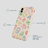 Seashell Carbs iPhone XR Case