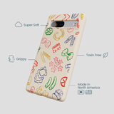 Seashell Carbs Google Pixel 7a Case
