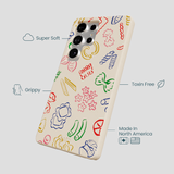 Seashell Carbs Samsung Galaxy S25 Ultra Case