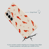 Seashell Cardinals Samsung Galaxy S25+(Plus) Case