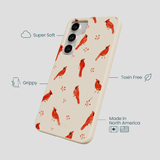 Seashell Cardinals Samsung Galaxy S25+(Plus) Case