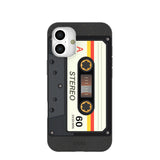 Black Cassette iPhone 16 Plus Case