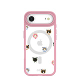 Clear Cat Couture iPhone Air Case With Petal Pink Ridge (MagSafe included)