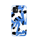 Electric Blue Cat Cow iPhone 12 Mini Case