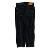505 Levis Jeans - 32W 30L Black Cotton