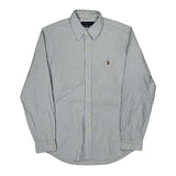 Ralph Lauren Striped Shirt - Medium Blue Cotton