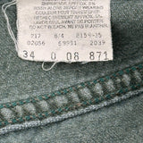 1970S Made In USA Levis Jeans - 34W 29L Green Cotton