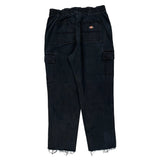 Dickies Cargo Trousers - 29W 27L Black Cotton