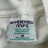 Unbranded Long Sleeve T-Shirt - Medium White Cotton