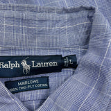 Marlowe Ralph Lauren Checked Shirt - Large Blue Cotton