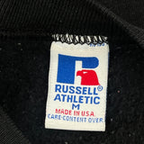 Made In USA Russell Athletic Graphic Sweatshirt - Medium Black Cotton