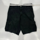 Unbranded Cargo Shorts - 32W 10L Black Cotton