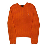 Ralph Lauren Sweater - Large Orange Cotton