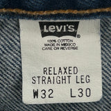 Levis Jeans - 30W 31L Blue Cotton