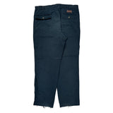 Marlboro Classics Cargo Trousers - 36W 29L Blue Cotton