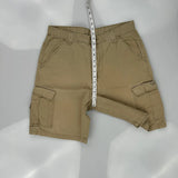Wrangler Cargo Shorts - 34W 11L Khaki Cotton