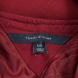 Tommy Hilfiger Bomber Jacket - Large Red Cotton