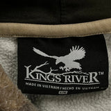 Kings River Camo Hoodie - Large Brown Polyester