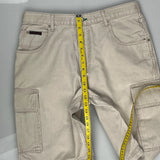 Tommy Jeans Cargo Shorts - 34″ Waist Beige Cotton