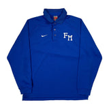 Fm Nike Polo Shirt - Medium Blue Polyester
