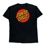 Santa Cruz T-Shirt - Medium Black Cotton