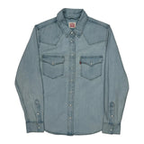 Levis Denim Shirt - Medium Light Wash Cotton