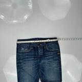 G-Star Slim Fit Jeans - 36W 31L Dark Wash Cotton