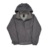 The North Face Windbreaker - Large Grey Nylon