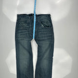 Buckle Back Levis Jeans - 34W 32L Blue Denim
