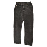 505 Levis Jeans - 32W 30L Black Cotton
