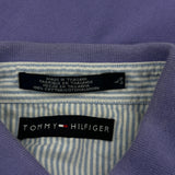 Tommy Hilfiger Polo Shirt - Large Purple Cotton