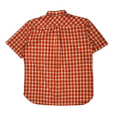 Tommy Hilfiger Checked Short Sleeve Shirt - XL Orange Cotton
