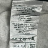 Carhartt Slim Fit Jeans - 33W 28L Black Cotton Blend
