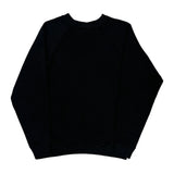 90S Blank Ultra Fleece Sweatshirt - Small Black Cotton Blend