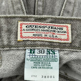 Made In USA Guess Jeans - 30W US 6 Gray Cotton