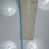 Wrangler Cargo Trousers - 36W 30L Beige Cotton