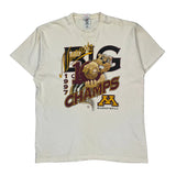Minnesota 1997 Champs Fruit Of The Loom T-Shirt - XL Cream Cotton