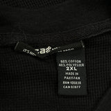 Rocawear Long Sleeve T-Shirt - 2XL Black Cotton Blend