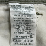 Carhartt Carpenter Pants - 36W 31L Green Cotton