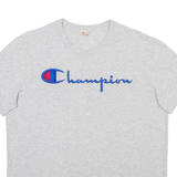 CHAMPION Mens T-Shirt Grey S