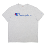 CHAMPION Mens T-Shirt Grey S