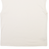 ADIDAS Womens T-Shirt Cream Sleeveless UK 8