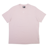 NIKE Mens T-Shirt Pink S