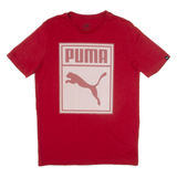 PUMA Mens T-Shirt Red M